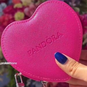 Pandora Vibrant Pink Heart Pouch